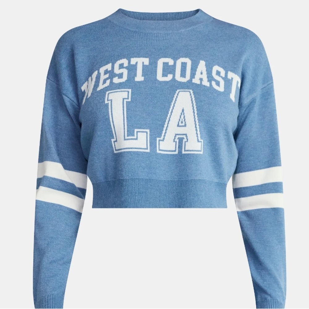 No Boundaries Varsity Crewneck Pullover